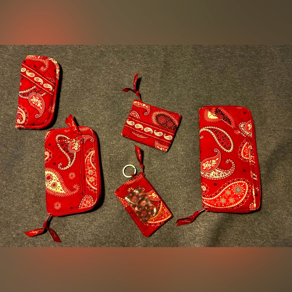 12 Piece Retired Vera Bradley Set (Mesa Red)